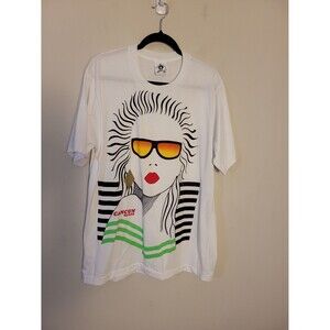 Vintage 90s Single Stitch White T-shirt Sz XL